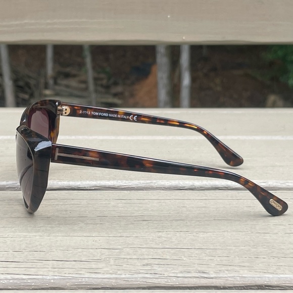 Tom Ford Martina Tortoise Cat Eye Sunglasses - Picture 9 of 16